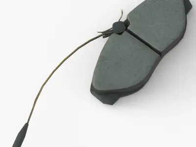 Brake Pads Low SM Low-poly 3D model