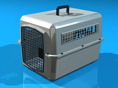 Pet cage 3D model