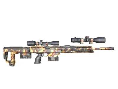 49-dsr50-gun model 3d game ready model Low-poly 3D model Low-poly 3D model