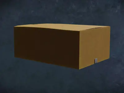 Cardboard Clean Series BoxIC G1 N1-4 3D model