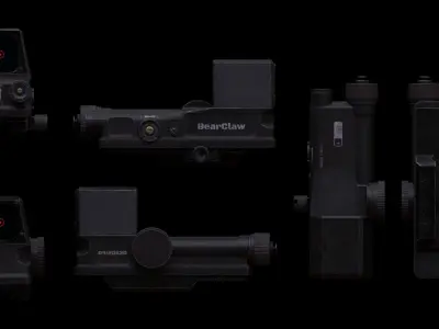 BearClaw Holographic Sight Low-poly 3D model