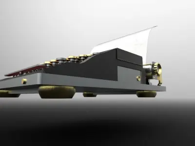 1940s Typewriter Free 3D model