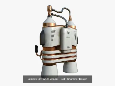 10 Jetpacks E Collection - SciFi Character Design