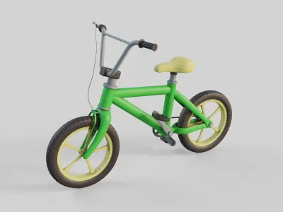 Cartoon Bike 3D model