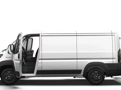 Fiat e Ducato Van L2H1 HQ Interior 2025 3D model