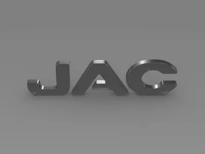 jac logo 3D model from CGTrader