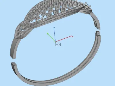 Bracelet 1 marquis 3D print model purchase
