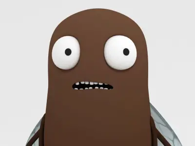 Bug Character Free 3D model