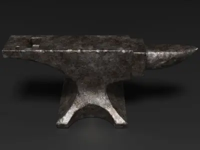 Old Anvil 3D model