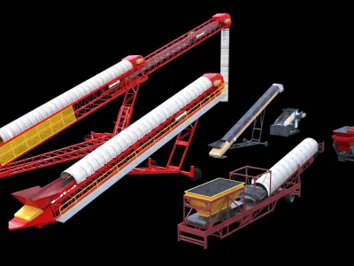 Mining equipment 3D model purchase