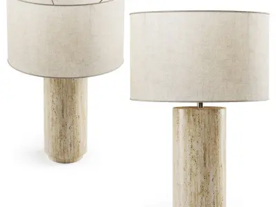 Night vintage table lamp  3D model