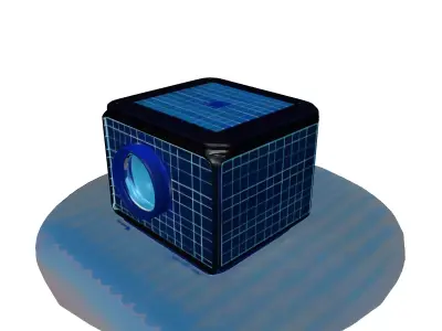 Holographic Map Projector 3D Model 3D model