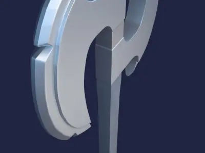 blade weapon Low-poly 3D model purchase