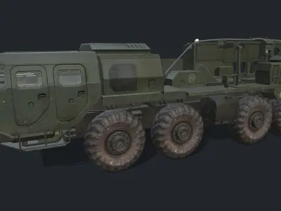 MAZ 7310 Low-poly 3D model