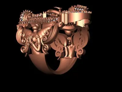 Balaji Ring 3D model