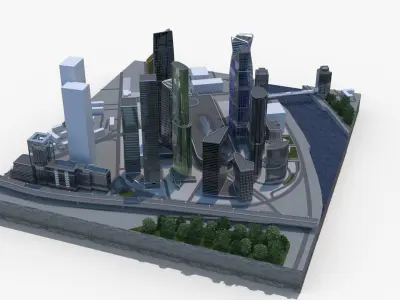 Moscow city  purchase 3D model