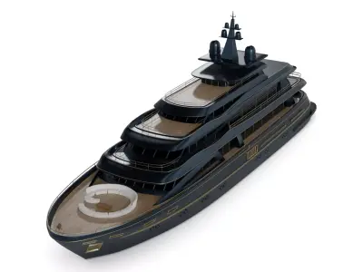 Luxury Liner 3D model PBR