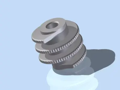 Adjustable Wrench - Detailed Mechanical CAD Model   3D model