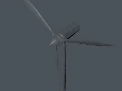 Windmill wind turbine 3D model purchase