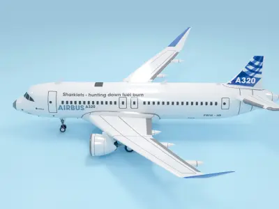 Plane 3D model get