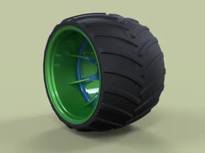 Offroad wheel 13 3D model