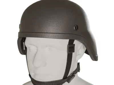HighCom Striker ULACH IIIA helmet Low-poly 3D model