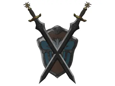shield 04 3D model purchase