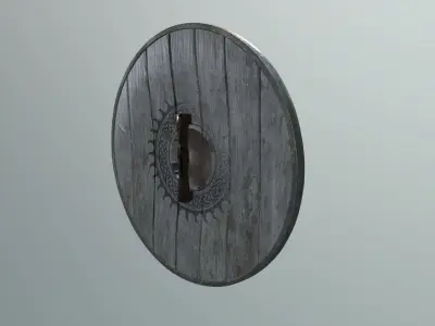 Viking Shield 3D model buy