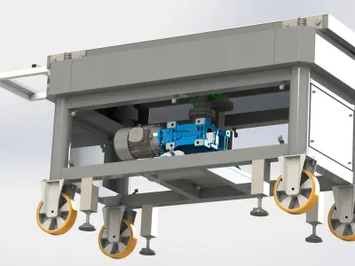 - SteelMotion ChainCart Low-poly 3D model