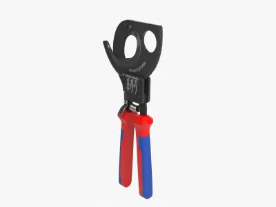 Ratchet Wire Cutters Low-poly 3D model