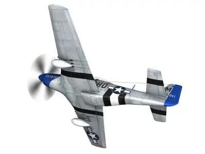 North American P-51D Mustang - Petie 3rd 3D model
