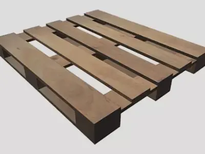 Wood Pallet Free 3D model buy