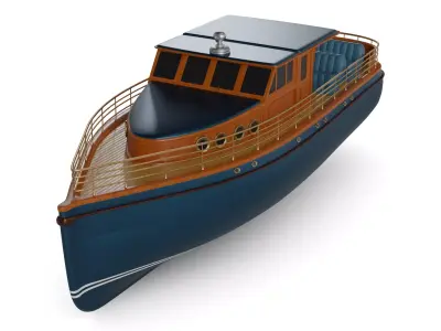 Motorboat 3D model