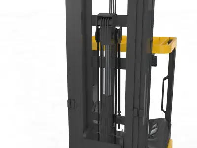 Reach Truck Stacker 3D model