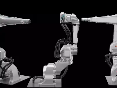 ABB IRB 6640 Industrial Robotic Arm 3D model purchase
