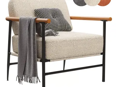 arbour-industrial-armchair 3D model