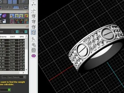 Ring car size 5dot 5 3D print model