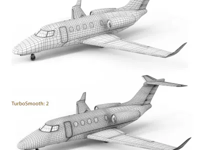 airplane phenom 300 3D model