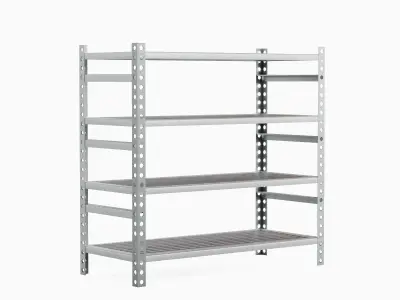 Metal Shelf Set B 3D model