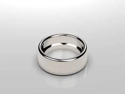 round flush set cabochon ring heads earrings or pendant 3D print model