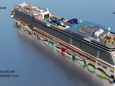 Norwegian Encore 3D model