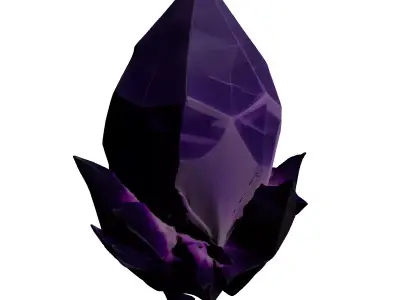 Mystic Energy Crystal Gemstone 3D model