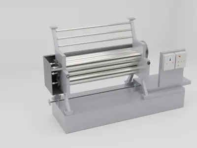 Fabric Laminating Roll 3D model
