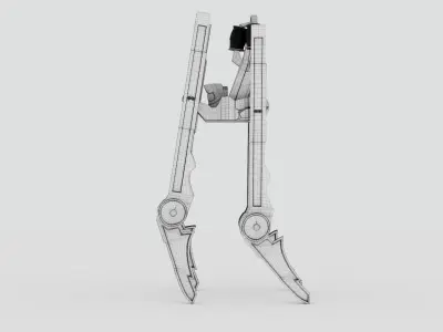 Tall walker robot from my Graduation Project 3D model