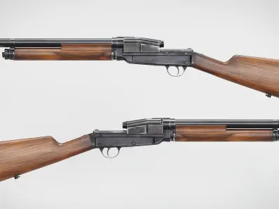 Sjogren Inertia Shotgun  Low-poly 3D model