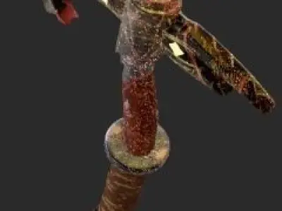 Axe LP Free low-poly 3D model