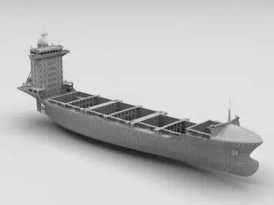  3 colors CARGO Feeder 3D Model Pack