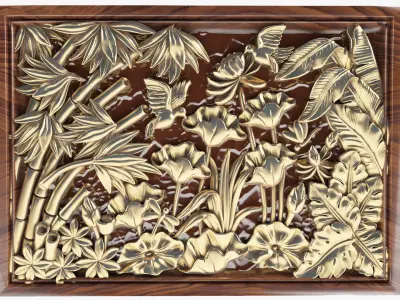 stereoscopic panel 3D model