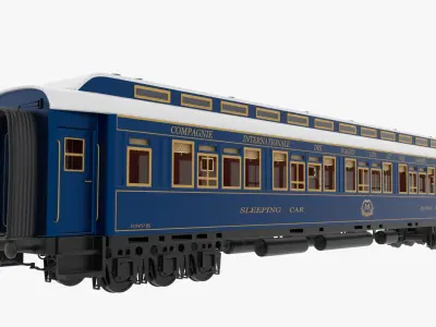 Sleeping Car Orient Express 3D model