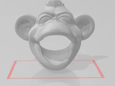 Monkey Head 3D model purchase